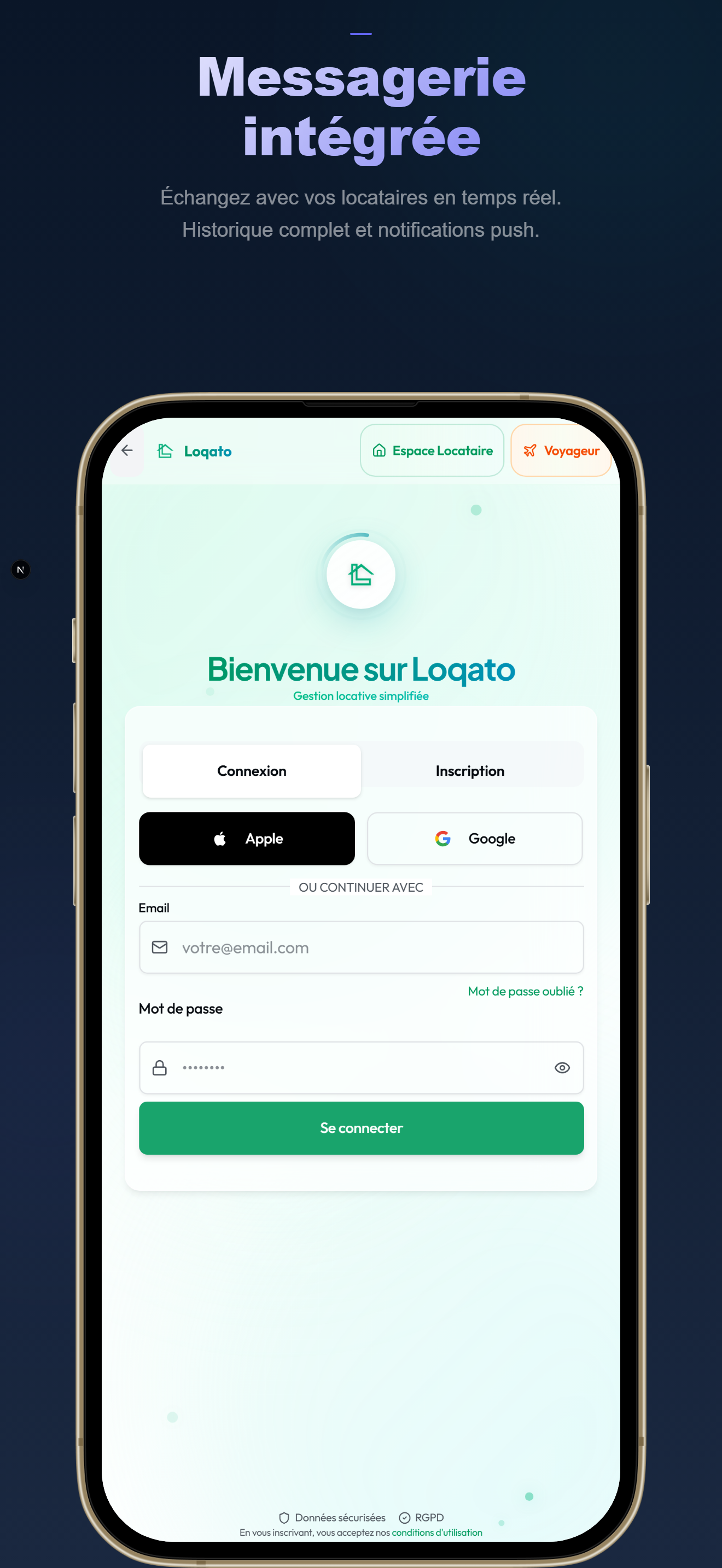 Messagerie propriétaire-locataire